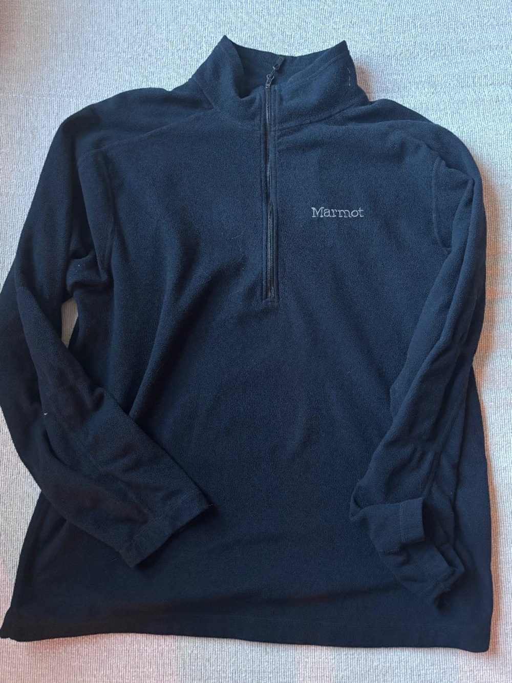 Women's Marmot Black Fleece Quarter Zip Jacket